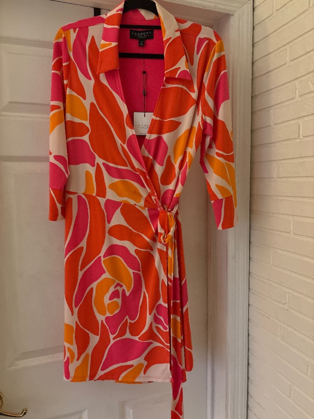 Laundry by Shelli Segal Wrap Dress Size 14